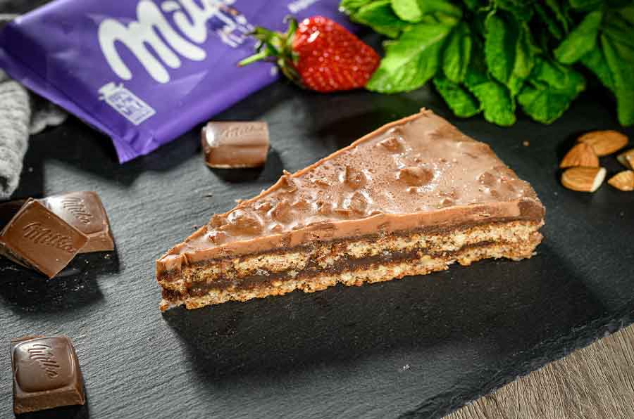 Almondy Milka cake